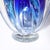 Modernist Hand-Blown Art Glass Vase in Cobalt & Ultramarine Signed Will Dexter For Sale - Image 12 of 15