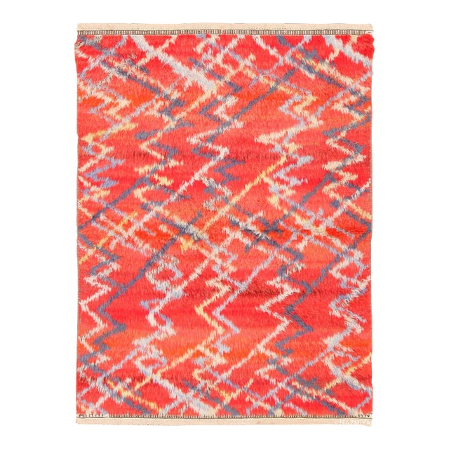 Nazmiyal Collection Vintage Scandinavian Rug by Barbro Nilsson for Marta Maas For Sale