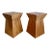 Pair of Christian Liaigre Nagato Side Tables | Signed White Oak For Sale