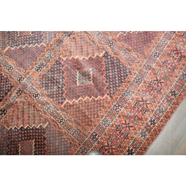 Traditional Late 19th Century Zabihi Collection Rare Corridor Size Turkeman Ersari Rug - 6'2" x 21'3" For Sale - Image 3 of 10