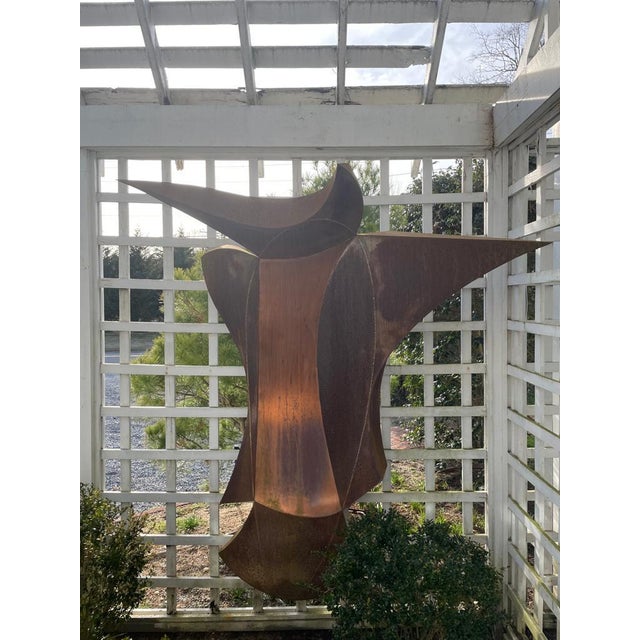 Copper Abstract Outdoor Sculptures, 2 Pieces For Sale - Image 4 of 11