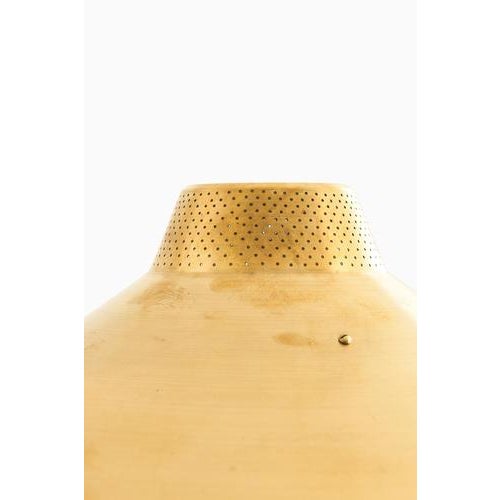 Table Lamp in Brass and Mahogany from Hans Bergström, 1950s For Sale - Image 3 of 10