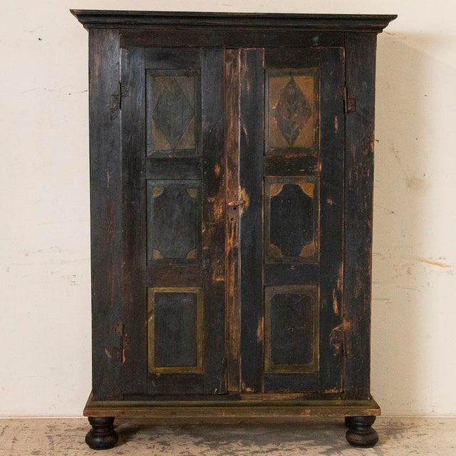 Antique Original HandPainted Primitive Armoire Chairish