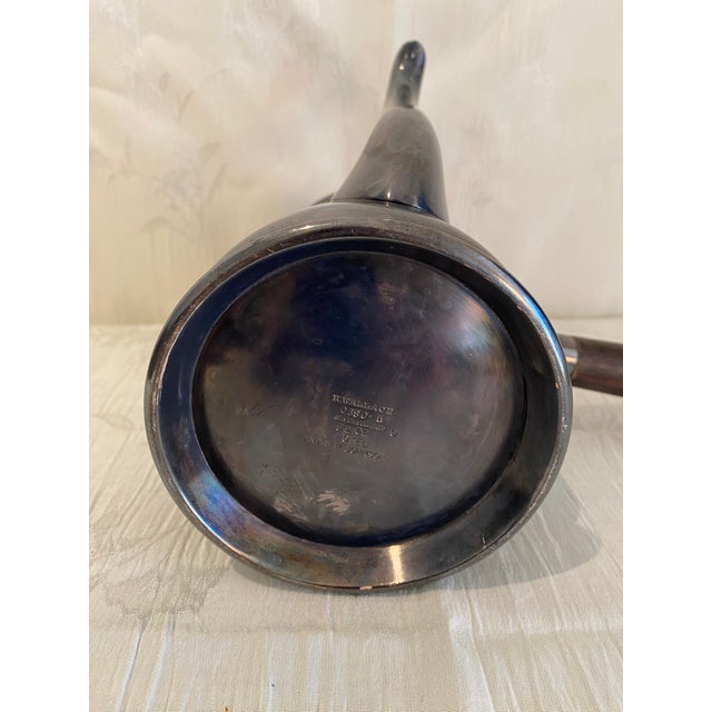 Antique 1920’s Silver Andrew Johnson Hotel Chocolate Pot For Sale - Image 10 of 10