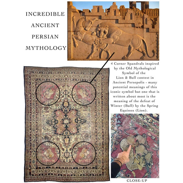 * All of our antique & vintage rugs are professionally cleaned prior to being listed.* Name: "HALAL" MUSUEM PIECE | 1880's...