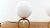 Metal Vintage Sphere-Shaped Table Lamp For Sale - Image 7 of 11