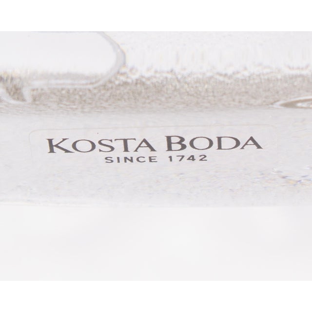 Bertil Vallien Kosta Boda Domino Series Glass Dish For Sale - Image 10 of 10