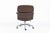 Early 21st Century Eames Herman Miller Time Life Brown Leather Office Chair 2017 For Sale - Image 5 of 17
