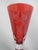 Waterford Crystal Waterford Crystal 12 Days of Christmas 3 French Hens Red Crimson Champagne Flute For Sale - Image 4 of 9