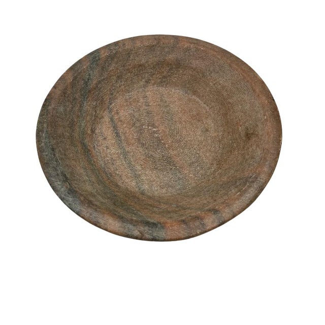 1970s Vintage Stone Plate Chairish