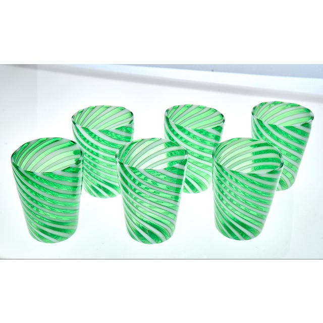 Tequila Glasses by Mariana Iskra for Ribes Studio Maestro Ballarin, Set of 6 For Sale - Image 4 of 8