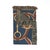 This equestrian woven throw blanket features an oversized bridle and bit pattern in saddle brown, golden yellow, and cream...