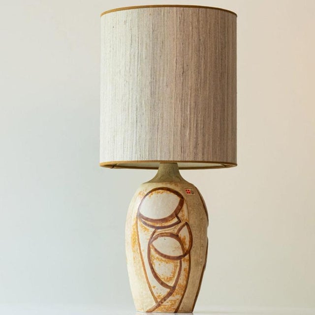 Ceramic Table Lamp attributed to Noomi Backhausen for Søholm, Denmark, 1960s For Sale - Image 4 of 13