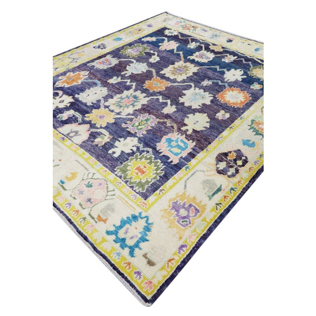 Beige Modern Turkish Oushak Rug 8'3" x 10' For Sale - Image 8 of 10