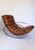 Selig Renato Zevi Leather Rocking Chair from Selig, 1970 For Sale - Image 4 of 7