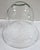 Vintage Baroque Style Case Glass Bowl With Dual Figurative Metal Handles and Stand For Sale - Image 13 of 14
