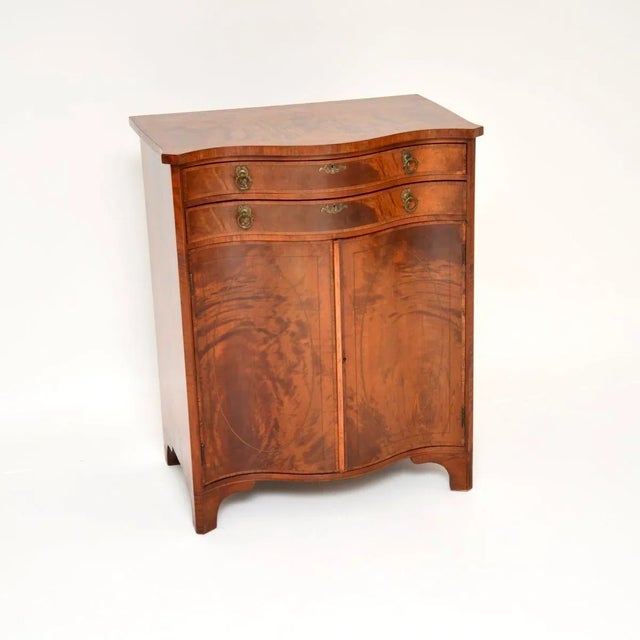 Antique Edwardian Inlaid Satinwood Cabinet, 1900s For Sale - Image 12 of 12