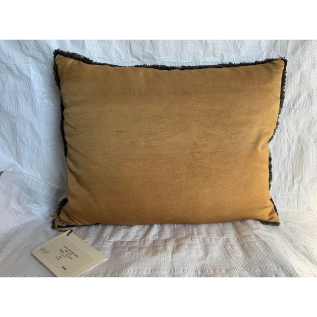 17th Century English Silk and Wool Tapestry Decorative Pillow With Tree and Bird Motif For Sale - Image 4 of 4