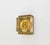 1970s Gold Maritim Glass and Brass Wall Lamp from Vitrika, 1970s For Sale - Image 5 of 8