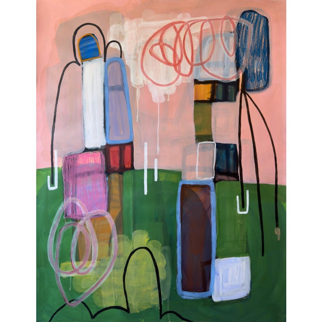 Structures for Breathing, Original Painting by Rebekah Andrade For Sale