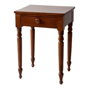 Antique American Sheraton Style Side Table