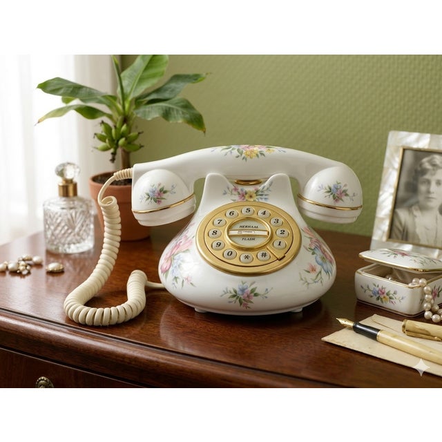 Constance Telephone in Fine Porcelain from Royal Albert, 1991 For Sale - Image 16 of 16