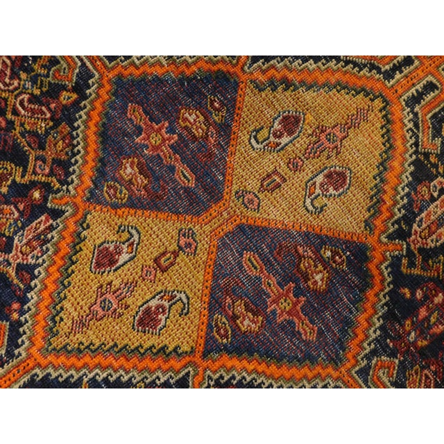 Textile 1900s Antique Persian Rug - 4'2"x 6'10" For Sale - Image 7 of 13