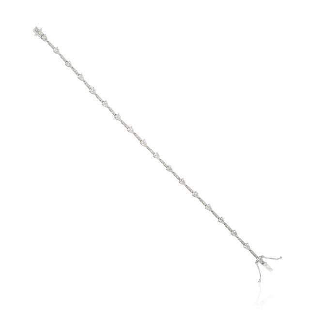 2.28 Carat Natural Diamond Tennis Bracelet in Solid 14k Gold by VRJewels For Sale - Image 4 of 14