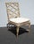 Pair of Vintage Chippendale Bamboo Rattan Side Chairs For Sale - Image 4 of 17