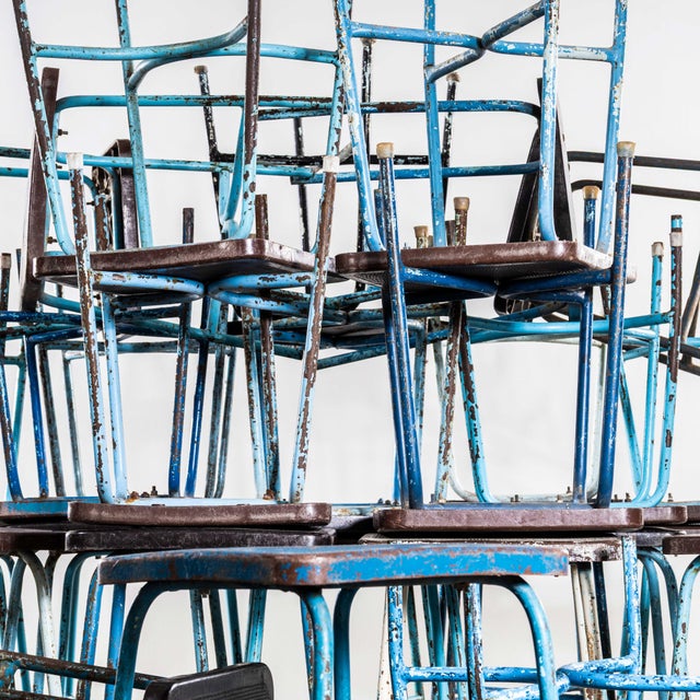 1950’s Workshop Stools Original Bakelite Seats - Sert Of Six Great practical stools full of tons of character. Heavy duty...