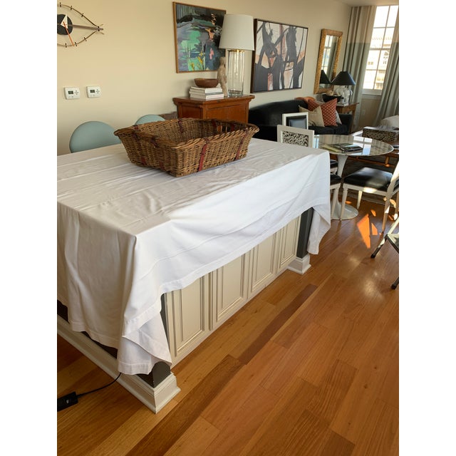 Chestnut Antique French Kindling Basket For Sale - Image 8 of 10