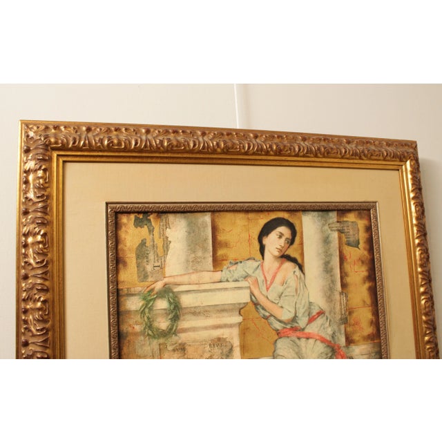 Gold Richard Franklin 'Goddess Of Dawn' Fine Art Print For Sale - Image 8 of 13