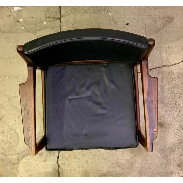 Mid-Century Modern 1960s Danish Rosewood Armchair For Sale - Image 3 of 18