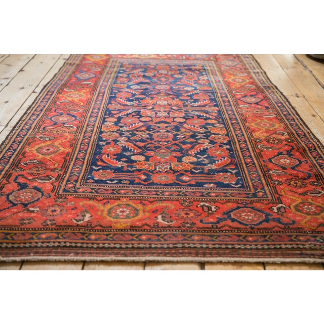 Antique Kurdish Hamadan Rug - 3'9" x 5'10" For Sale - Image 9 of 11
