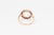 Suzanne Kalan Couture 14k Rose Gold White Topaz and Diamond Halo Ring, Size 8.5 For Sale - Image 11 of 13
