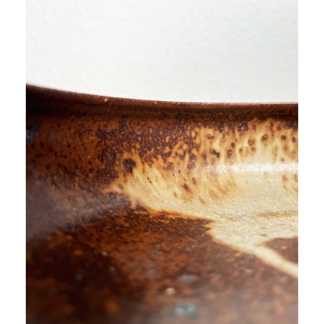 Mid-Century Modern Danish Studio Pottery Bowl from Visby, Denmark, 1960s For Sale - Image 10 of 16