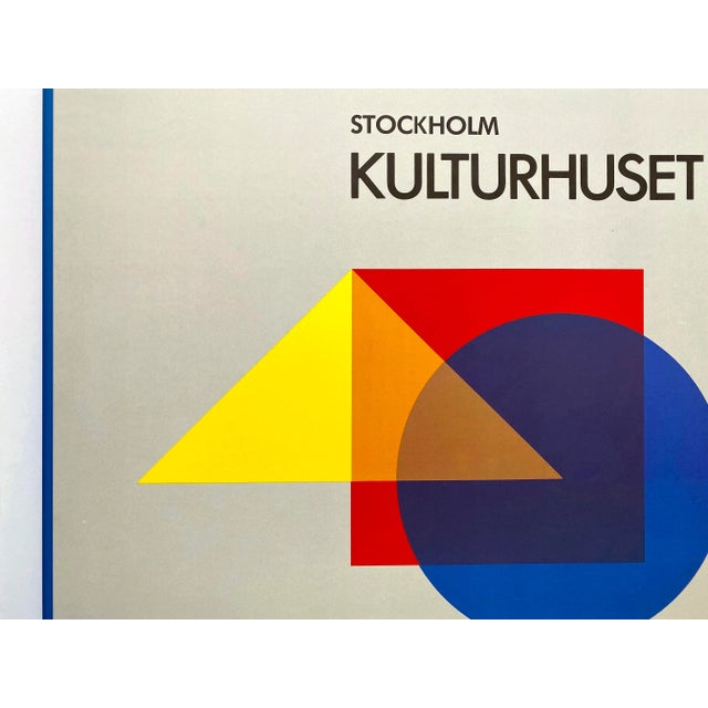 Bauhaus Vintage 1983 Modernist Lithograph Print Framed Fritz