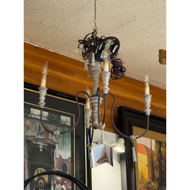 Currey & Co. Hannah Chandelier, Petite For Sale - Image 9 of 13