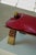 Moroccan Camel Saddle Stool in Stained Wood, Brass and Leather, North Africa, 1980 For Sale - Image 13 of 18