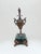 Metal Antique French Louis XV Revival Bronze Baluster Vase Urn on Verde Antico Marble Base, 19th Century For Sale - Image 7 of 7