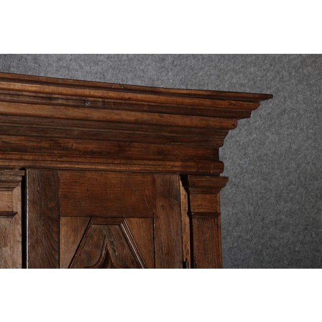 Antique Baroque Cabinet with Bastion Panels, 1730 For Sale - Image 14 of 18