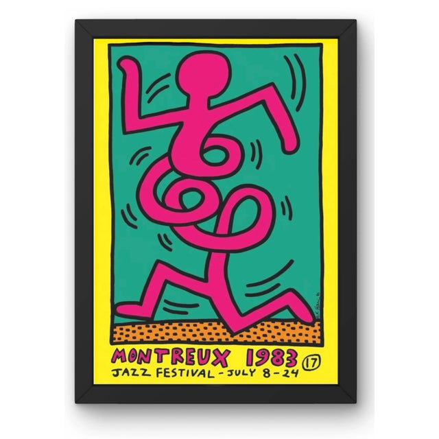 Keith Haring Montreux Jazz Festival Posters by Keith Haring, 1983, Set of 3 For Sale - Image 4 of 5