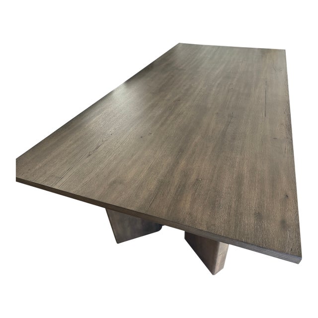 Four Hands Designer Dining Set (Like New). Huxley Table + 4 Villa Chairs For Sale