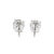 14k White Gold 4 Prong Screw Back 1.40 Ct Round Diamond Stud Earrings, A Pair For Sale In Houston - Image 6 of 8