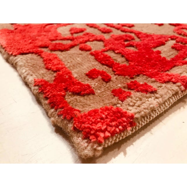 Vintage Tibetan Carpet, 1980s For Sale - Image 12 of 18