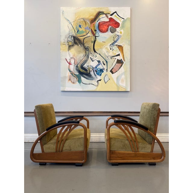 1930s Art Deco Loveseat & Pair of Chairs For Sale - Image 12 of 18