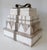 This wonderful, "Behemoth," C.1980's, Renoir, Tessellated stone, Large-sized, 4-tiered lidded jewelry/accessory box with...