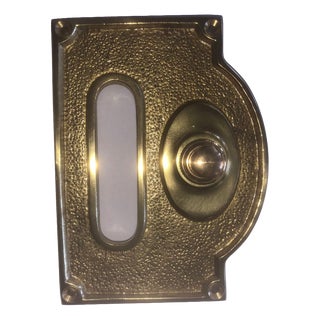 12 Volt Brass Door Bell by AZ HOME For Sale