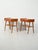 Scandinavian Teak Bedside Tables with Vienna Straw, 1950s, Set of 2 For Sale - Image 3 of 11