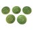 Traditional Bordallo Pinheiro Majolica Plates With Strawberry Leaf Motif - Set of Five For Sale - Image 3 of 10